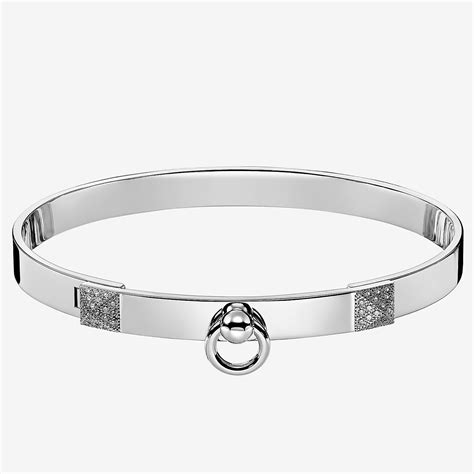 hermes collier de chien bracelet silver|h bracelet Hermes.